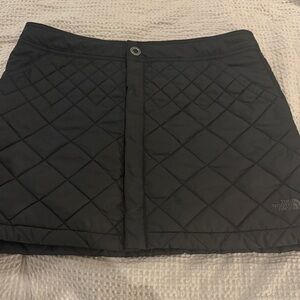 The North Face Women's Quilted Black Mini Skirt
